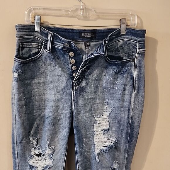 Cute Judy Blue Los Angeles jeans size 7-28 - Picture 2 of 8